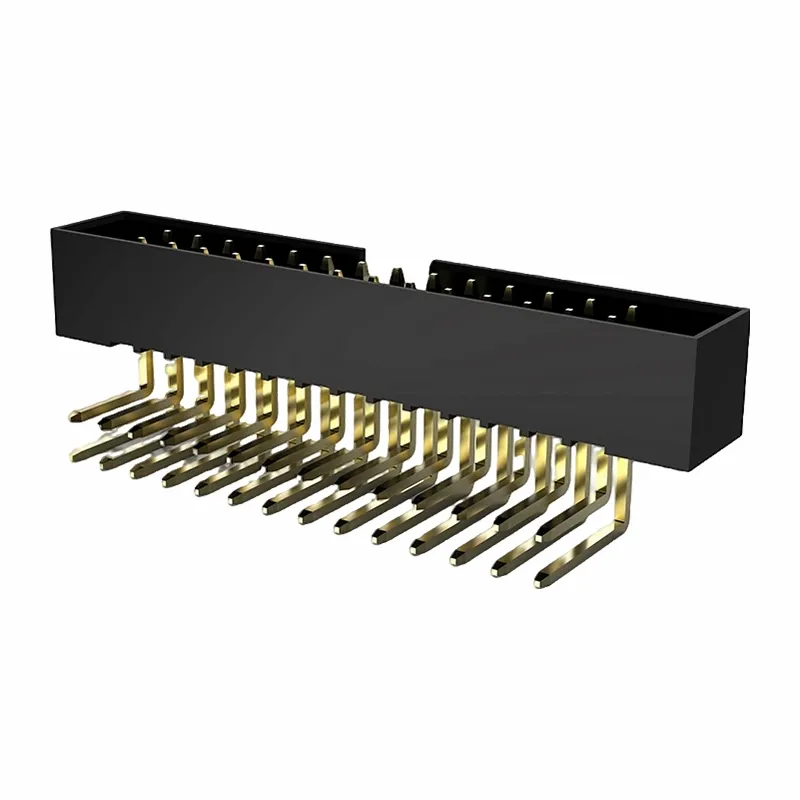 Tiêu đề hộp 1,27mm Double Row Right Góc nhúng