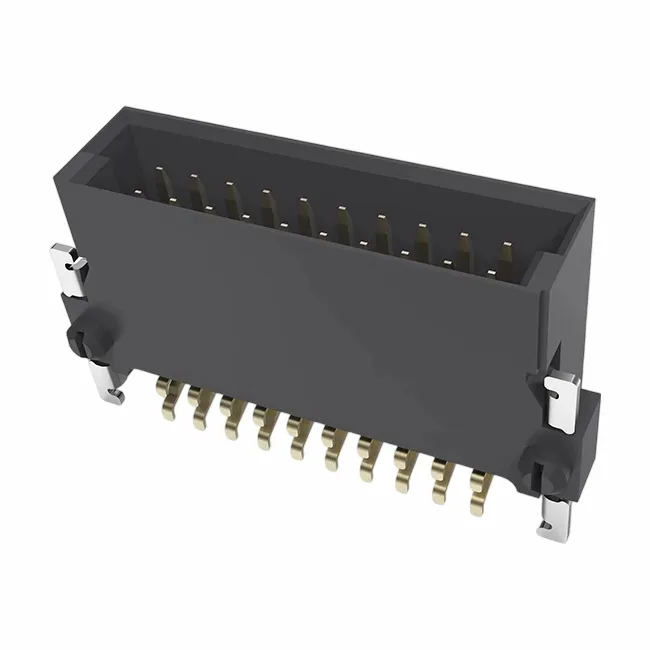 1,27mm tiêu đề nam cao tốc độ cao gấp đôi góc bên phải smt