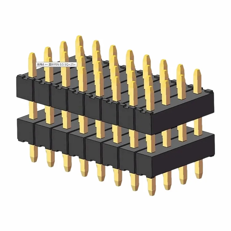 Tiêu đề pin 2.0mm bốn hàng thẳng